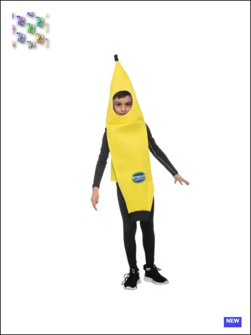 Kids Banana Costume Jumpsuit Halloween Unisex Party Outfit